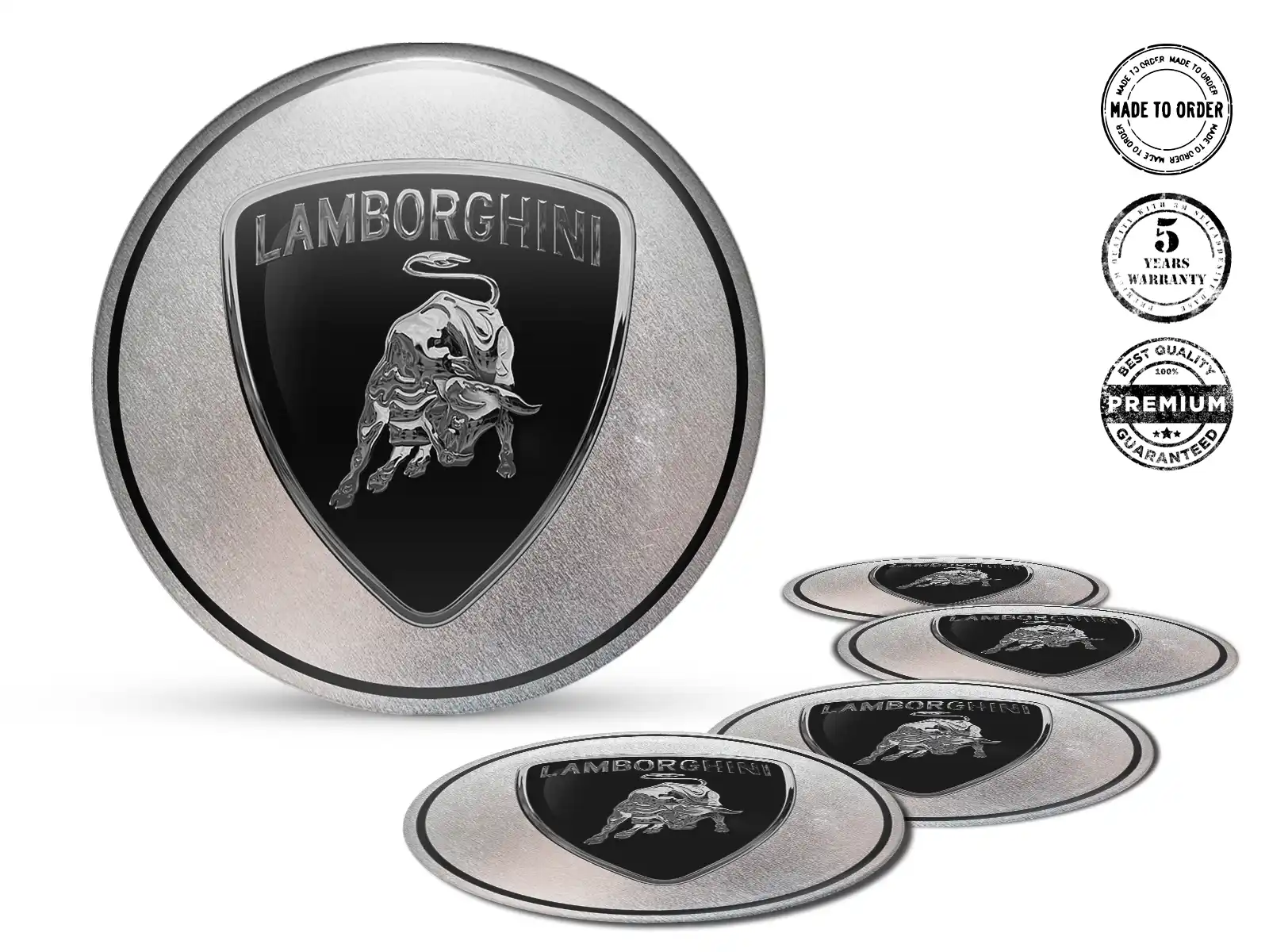 Lamborghini Calcomanías de Aro Edición Pegatinas Silicona Custom
